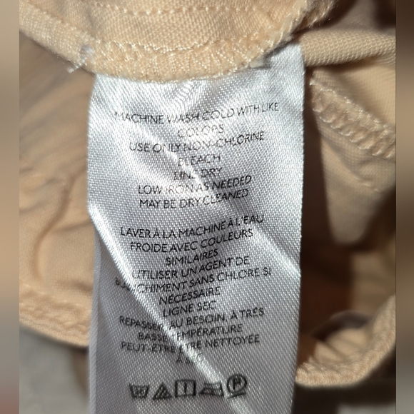 Anthropologie Beige Cargo-Style Capri Pants Women's Size Small - Picture 9 of 11